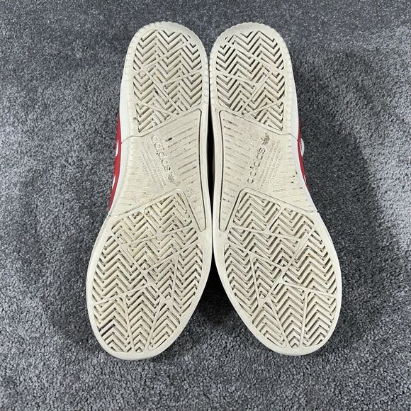 Adidas Tyshawn Jones GW4897 Men’s Size 13 White Scarlet Red Skate Shoes Used main image 8